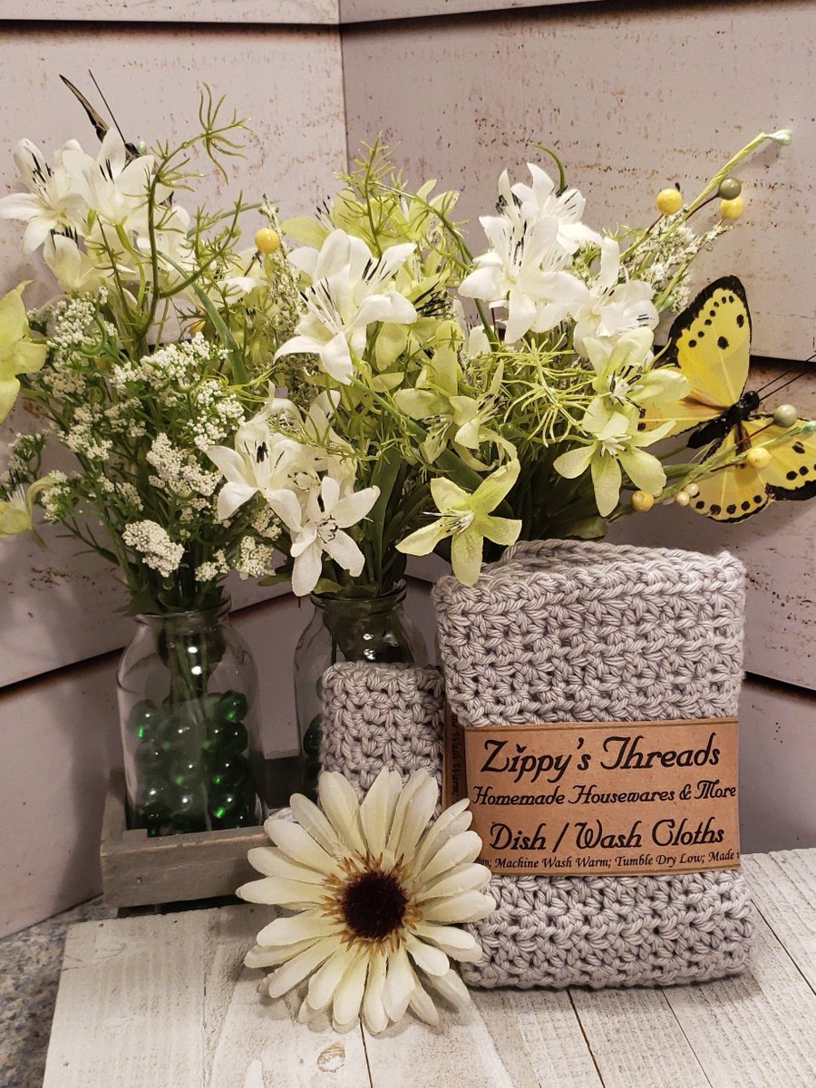 ThreadsZippy's tweet photo. Ex-large cloths make a great addition to your home. Made from I Love This Cotton "Dove" 100% cotton yarn. Measures 11” square. https://t.co/p4xVQZWL9A #ZippysThreads #FreeShipping
Check out all the items available in my shop at https://t.co/KK1hY7ig6t https://t.co/9jZWxtvQcw