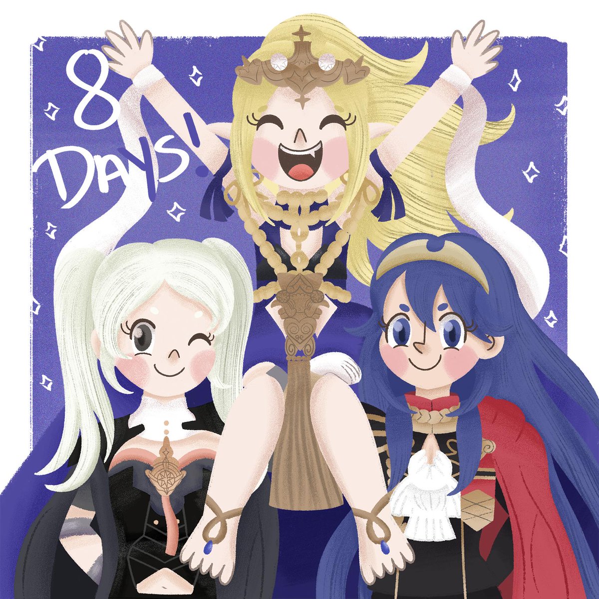 FECCountdown's tweet photo. 8 days remain until Three Houses! Today we're looking at Ylisse!

Artists:
@biifolio 
@arylaee (instagram)
@bakibaki_hibiki
@GreenePanda21 https://t.co/JGO6xmhK6O
