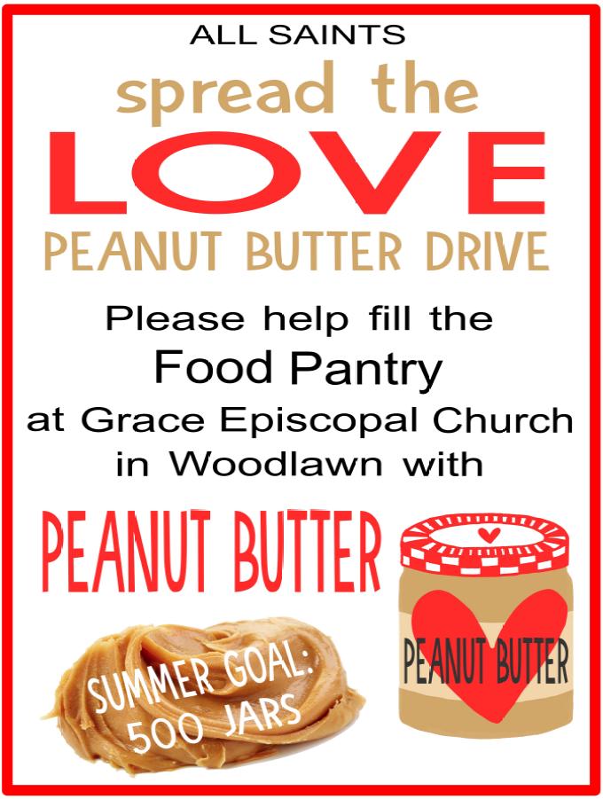 allsaintsbhm's tweet photo. Way to go, Parish Family! We have now collected 377 jars of peanut butter and still have the month of August to go to get to our 500 jar goal. Thank you one and all for helping Spread the Love! https://t.co/CPJixOg33j