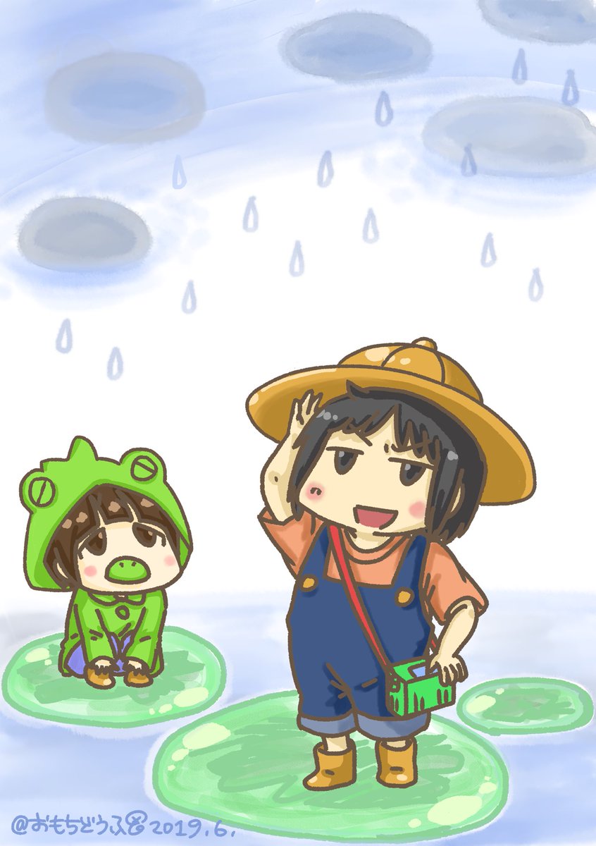 おもちどうふ ひなみちゃん A Twitter あっ おはようございむす 今日は朝から雨です お気に入りのカッパを着れるのでうれぴすです ひなみ あ 雨や あんた傘忘れなや 傘の忘れ物したら取りに帰る時にまた濡れてまうで はーはーはー