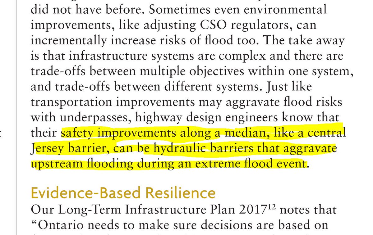 RobertMuir_PEng's tweet photo. Why do underpasses flood during moderate storms? Like today's #ONstorm #TOflood ? Well, they were designed that way with lower standards & intrinsic hydraulic constraints & sometimes system modifications (like safety barriers) impede flow, aggravate risks: https://t.co/k4YXoiaEYt https://t.co/NdoqNCImEM