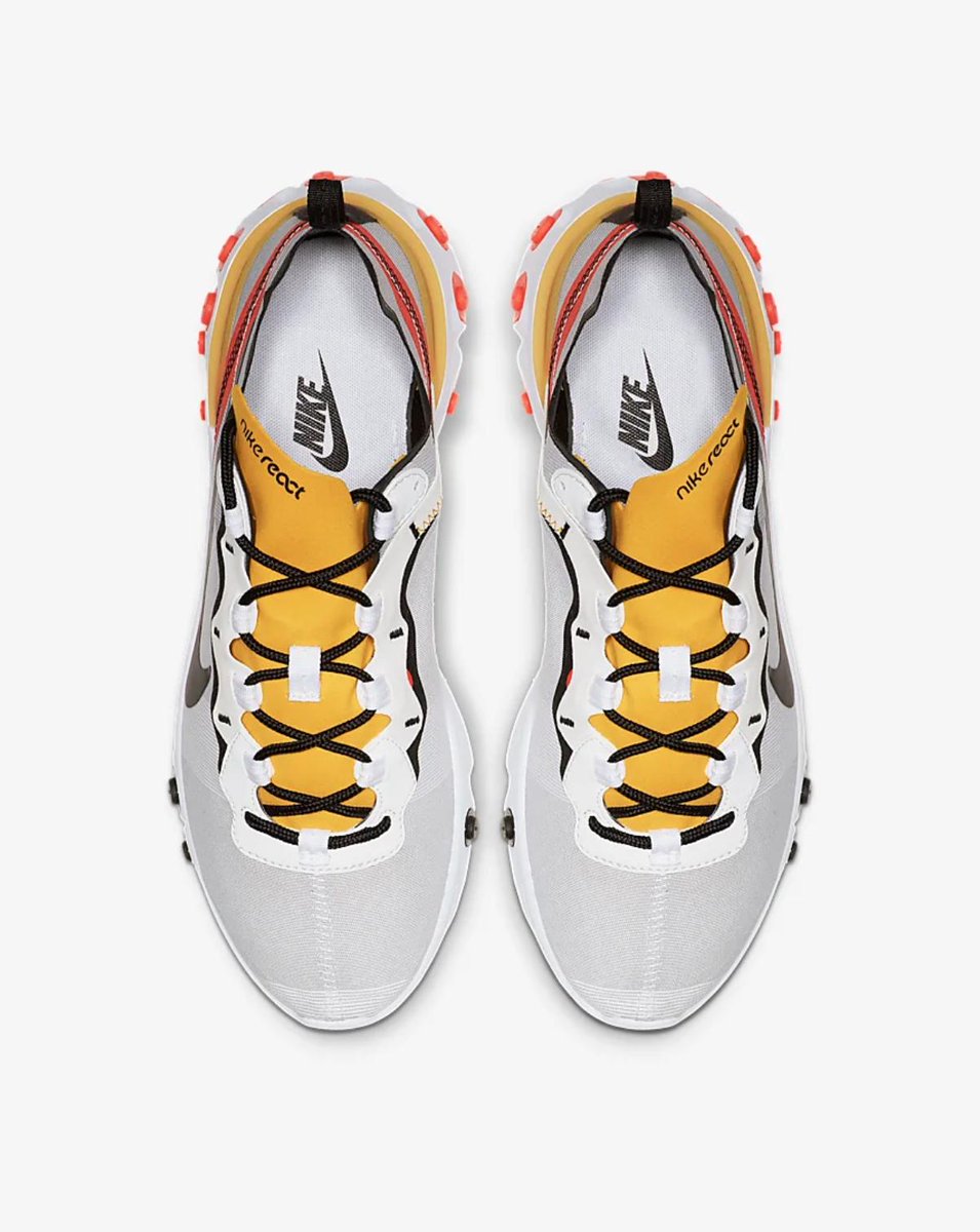 nike react element 55 crimson gold