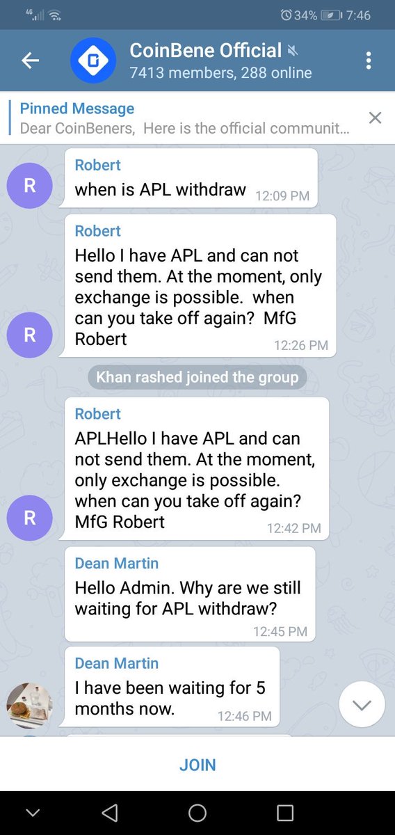 MDocademic's tweet photo. Here is an example of 100's of people being scammed by @CoinBene waiting for withdrawal of  @ApolloCurrency I would not get in to this exchange if it was not mention by @officialmcafee https://t.co/kNIlNuPz0W
