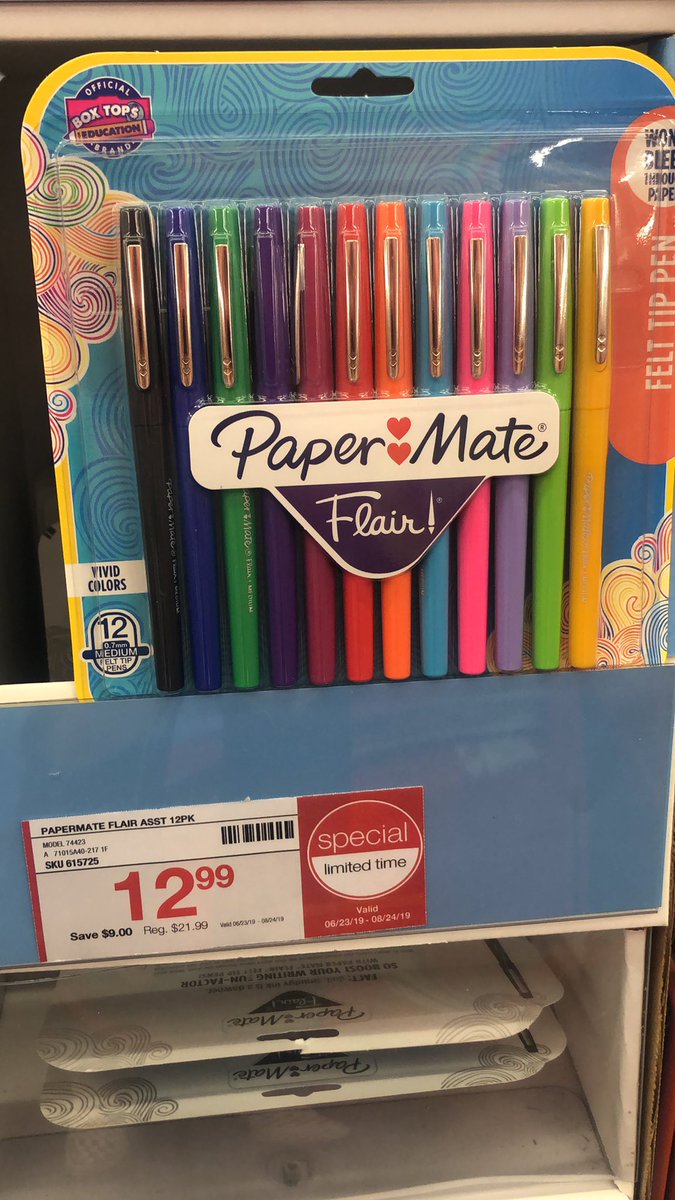 thetaybru's tweet photo. @josephflorez staples knows what’s up with the favorite pens! https://t.co/P0JVYqzvIh
