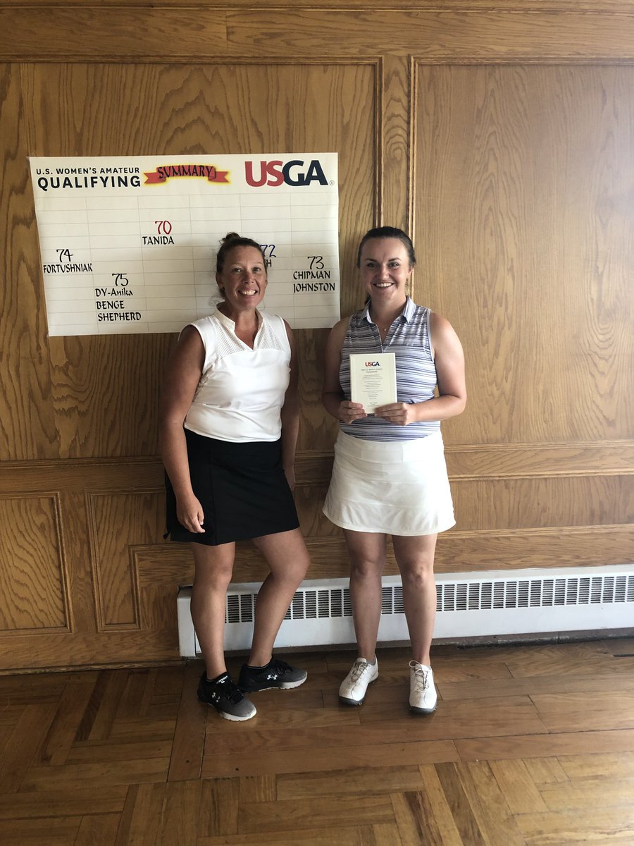 katejohnston98's tweet photo. So excited to have qualified for the US Am this week! Thanks so much to the @USGA and St. Clair Golf Course for hosting! Thanks to @LVolchoff for looping today! https://t.co/fd84Chqgs4