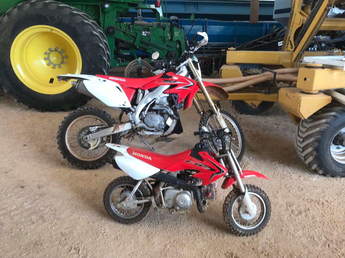 Stolen motorbikes from Ardlethan CRF 450X &amp; CRF 50F noticed a white Holden Colorado dual cab Ute been hanging around the area any leads please let me know. Retweet’s appreciated