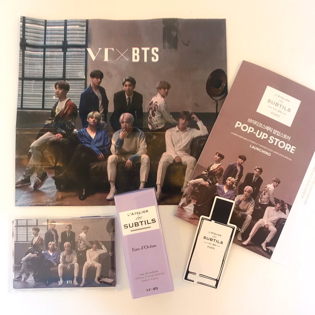 VTxBTS_WW's tweet photo. [US GO 🇺🇸]

VT x BTS L'atelier d'Subtils Perfumes

DM us if you want to order
We ship 🌏
✨ free shipping
$55.00 USD each https://t.co/6UZhU0yGCg