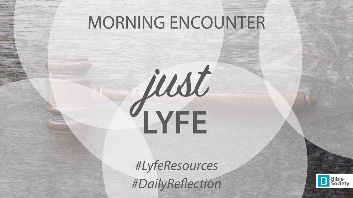 biblesociety's tweet photo. #MorningEncounter
Take a stand against injustice today. Pray as you listen to the news. Do something practical for someone who you know needs help and love today...
READ THE FULL REFLECTION ๐
https://t.co/ZJA6mb4jfC
---
#DailyReflection #JustLyfe #LyfeResources https://t.co/bD3fbFY79N