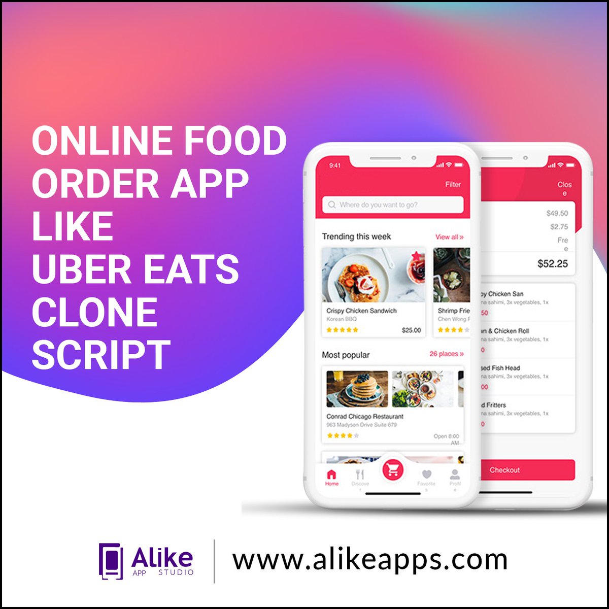 alikeappstudio's tweet photo. Feel hungry?
@alikeappstudio provides an easy way to book their favourite dishes to anyplace.Get our white-labelled turnkey based solution today https://t.co/c8S54m3d4A 
Tel - +1 (408) 914-1678
#UberEatsClone #FoodOrderingSoftware #FoodDeliveryApp https://t.co/4zwWJKqiCH