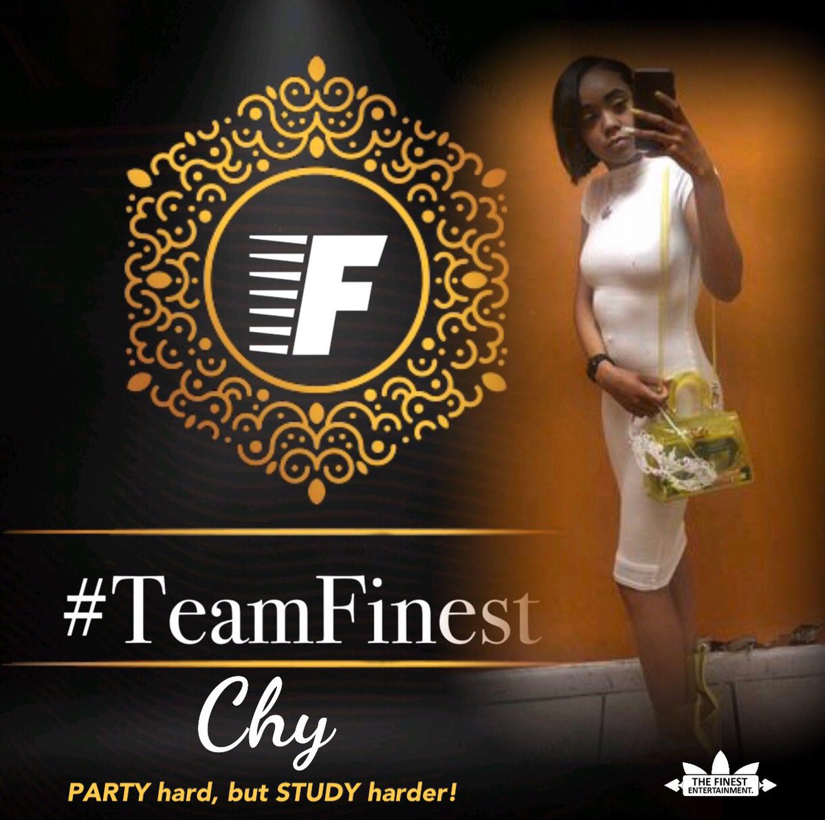 Queen__chy's tweet photo. #TeamFinest
Come party with us! ✊🏾😝
PARTY Hard, but STUDY Harder!
Follow us at @THE_FINEST_ENT
#FinestEnt
Yours truly Miss President ‼️ https://t.co/LOf5P4ROR7