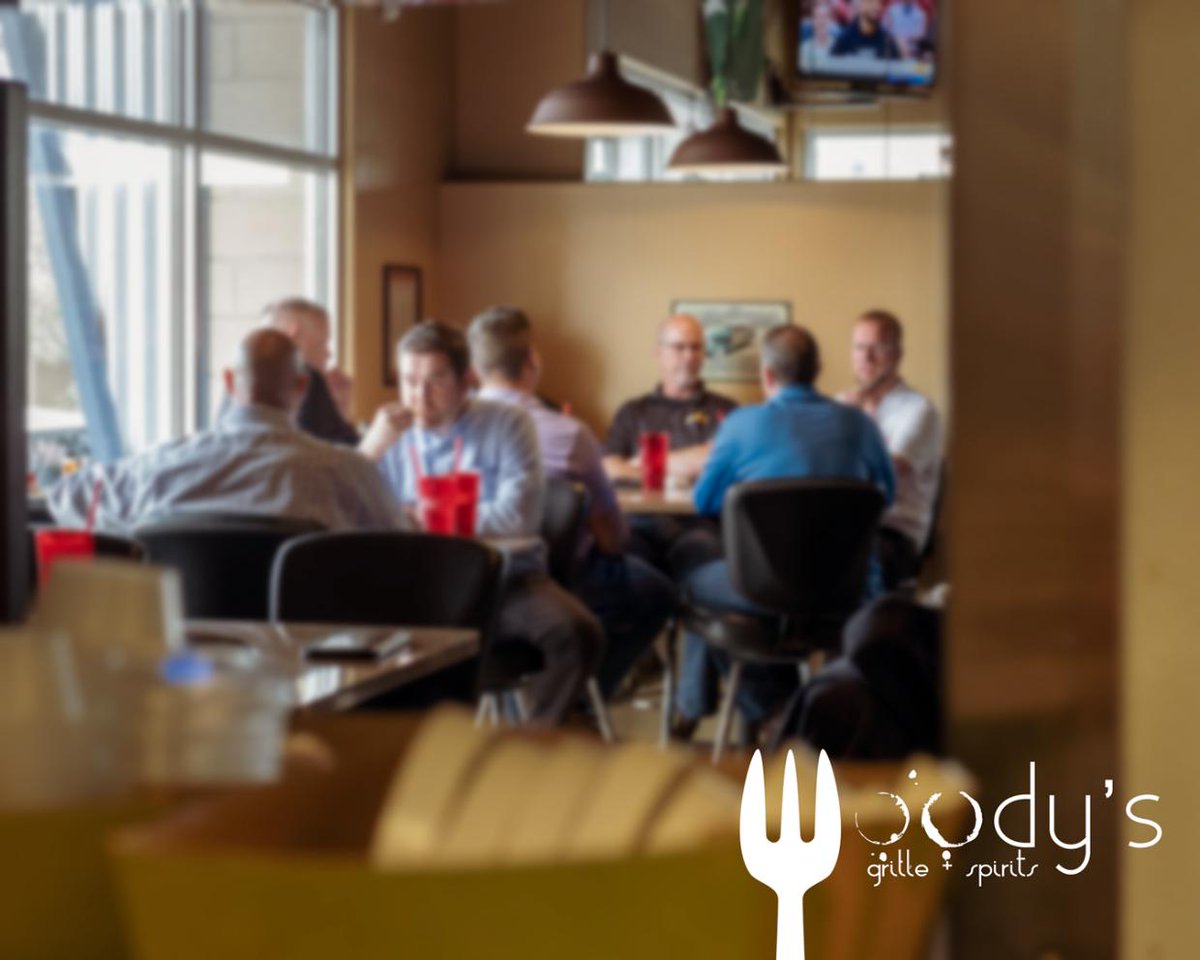 When you're looking to get the deal done, you have a power lunch at Woody's! It's just how business is done.