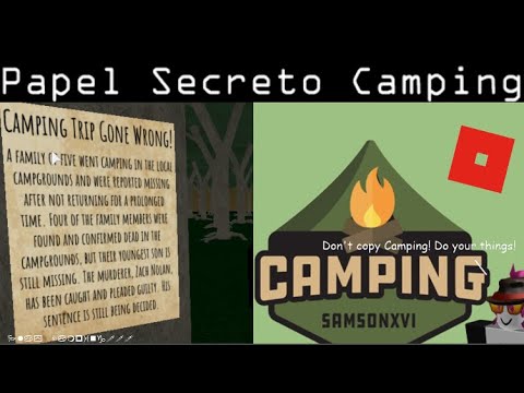 Fastupload.io on X: O ACAMPAMENTO MAL ASSOMBRADO  Roblox - Camping Link:   #acampamentomalassombrado #acampamentoroblox  #camping #familyfriendly #infantil #jogandoroblox #jogoengraçado  #jogoroblox #jogosdemenina #jogosdemenino