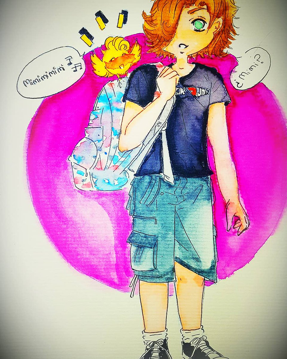 LorenRose1's tweet photo. And more #Watercolours... This time its the turn of @Dark_Pollo i hope he like it🤗 #goodnight 🐤🐤🐣 #WednesdayMotivation #WednesdayThoughts #ThursdayMotivation #ThursdayThoughts #thursdaymorning #draw #sketch #water #likeforlike #illustration #Illustrator #goals #diadelemoji ☺ https://t.co/UjyadBw3uF