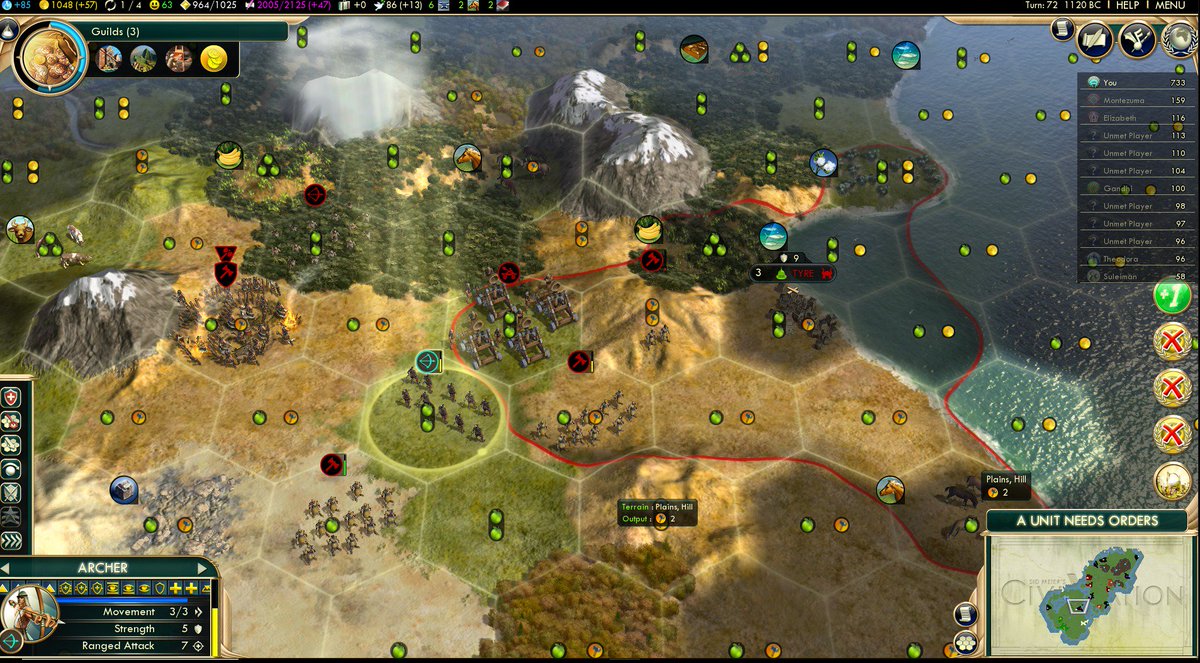 TheManagator's tweet image. When the barbarians take a city state and create siege units monkaS
#civilizationV