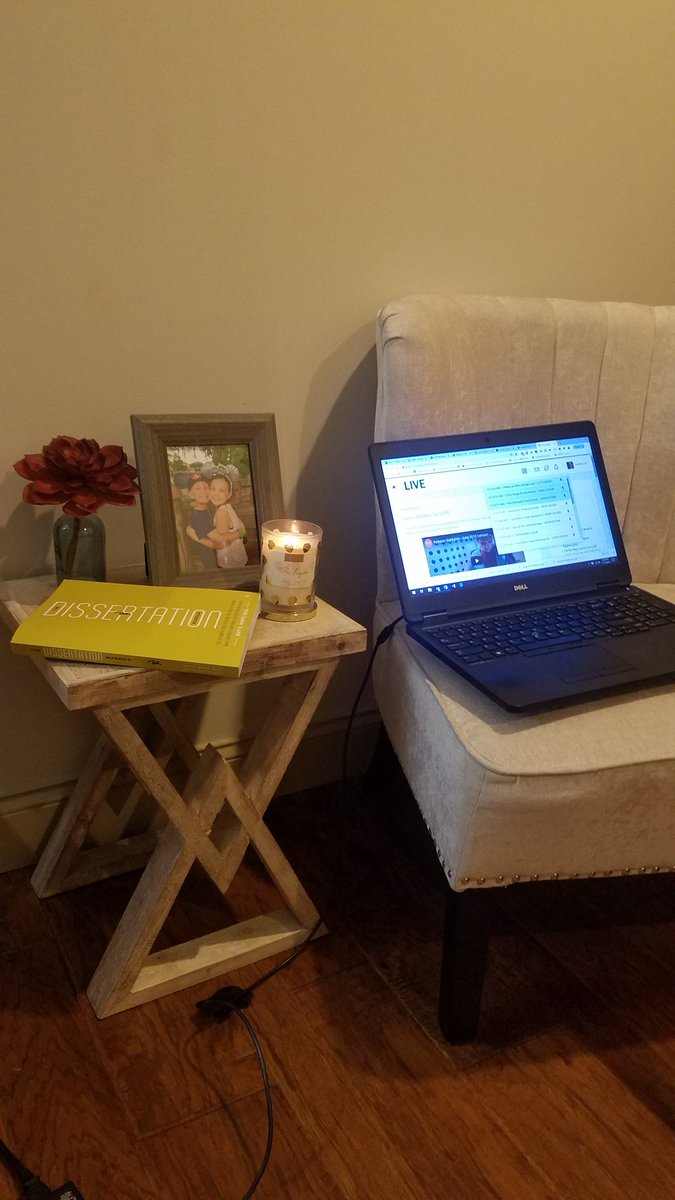 Curzi_Learners's tweet photo. When the world lays down to rest, that is when this Mama gets her work done! Love my little workspace with my reasons WHY I am doing this smiling at me! #Dissertationwarrior https://t.co/iT9tRjnjr9