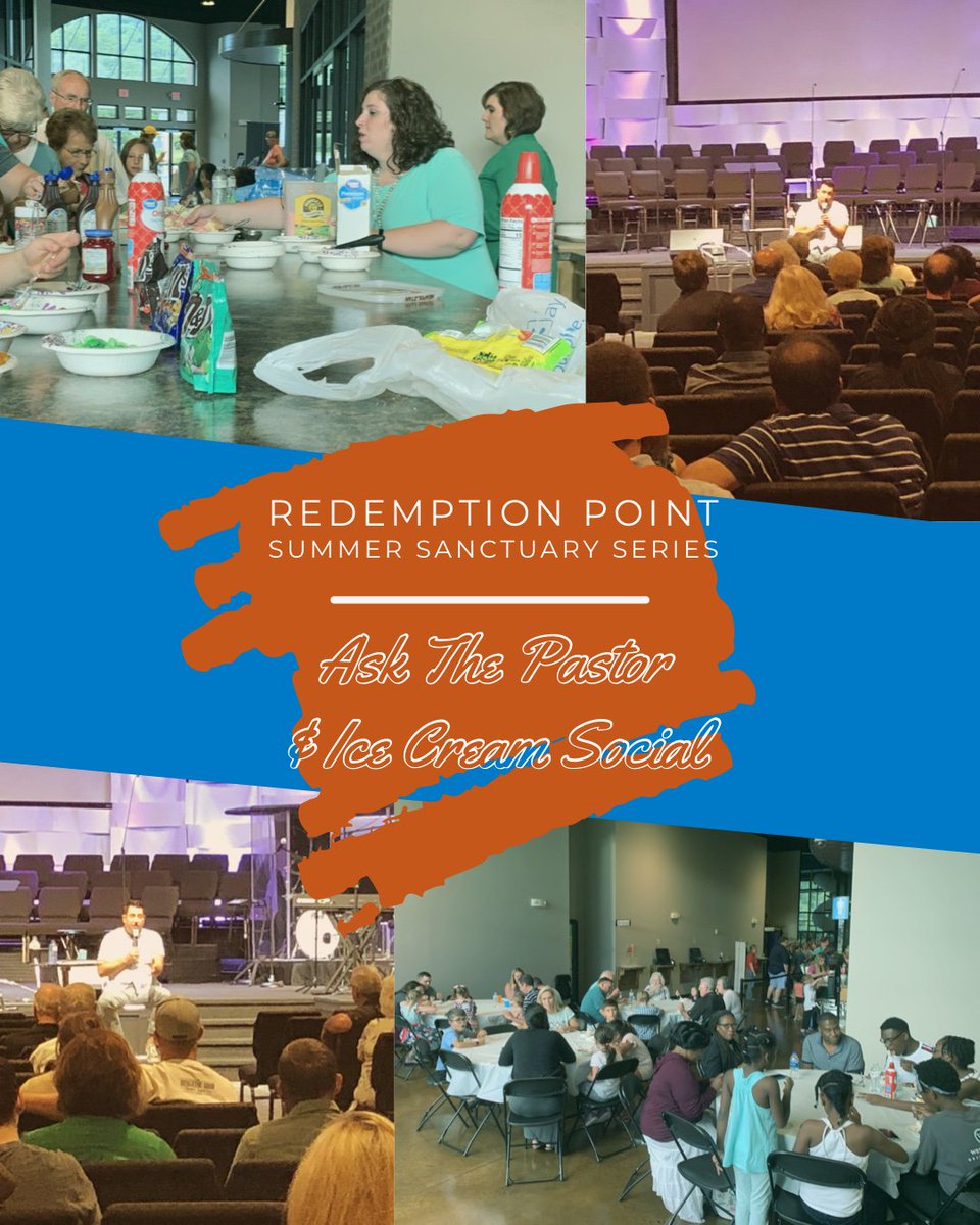 It was another great week of our Summer Sanctuary Series during Midweek. Pastor Travis answered some great questions and then we all enjoyed some Ice Cream Sunday’s!