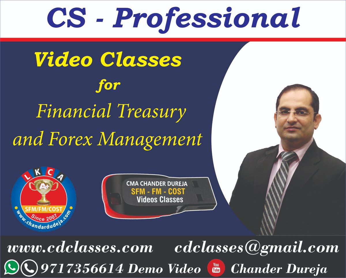 cdclasses's tweet image. #CSProfessional financial treasury and forex management video classes

#Video_Classes
#CS_Professional_FTFM_Classes, 
#FTFM_Pen_Drive_Classes, 
#Financial_TreasuryAndForex_Management 
#CS_Professional_free_video_lectures #without_Internet, 
#Free_downloadable_FTFM_video_classes