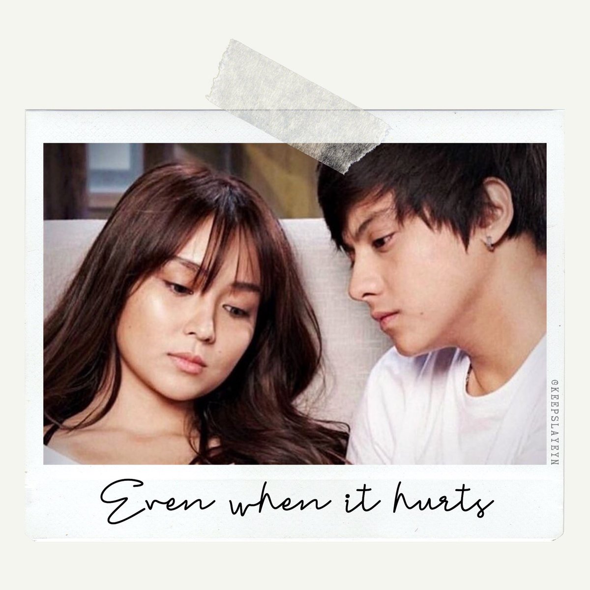 Even when it hurts | A KathNiel Social Serye Marriage isn’t “I promise to love you until I stop loving you” its “I promise to make a conscious decison to continue to love you even when it hurts because I’m aware no one is perfect, but you are worth it”  https://twitter.com/keepslaye...