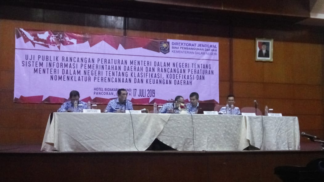 sipdkemendagri's tweet photo. Uji Publik Rancangan Peraturan Menteri Dalam Negeri Tentang Klasifikasi Kodefikasi Dan Nomenklatur Perencanaan dan Keuangan Daerah serta Rancangan Peraturan Menteri Dalam Negeri Tentang Sistem Informasi Pemerintahan Daerah. @kemendagri @bina_bangda #sipd #edatabase #eplanning https://t.co/PiGVZZjMcQ