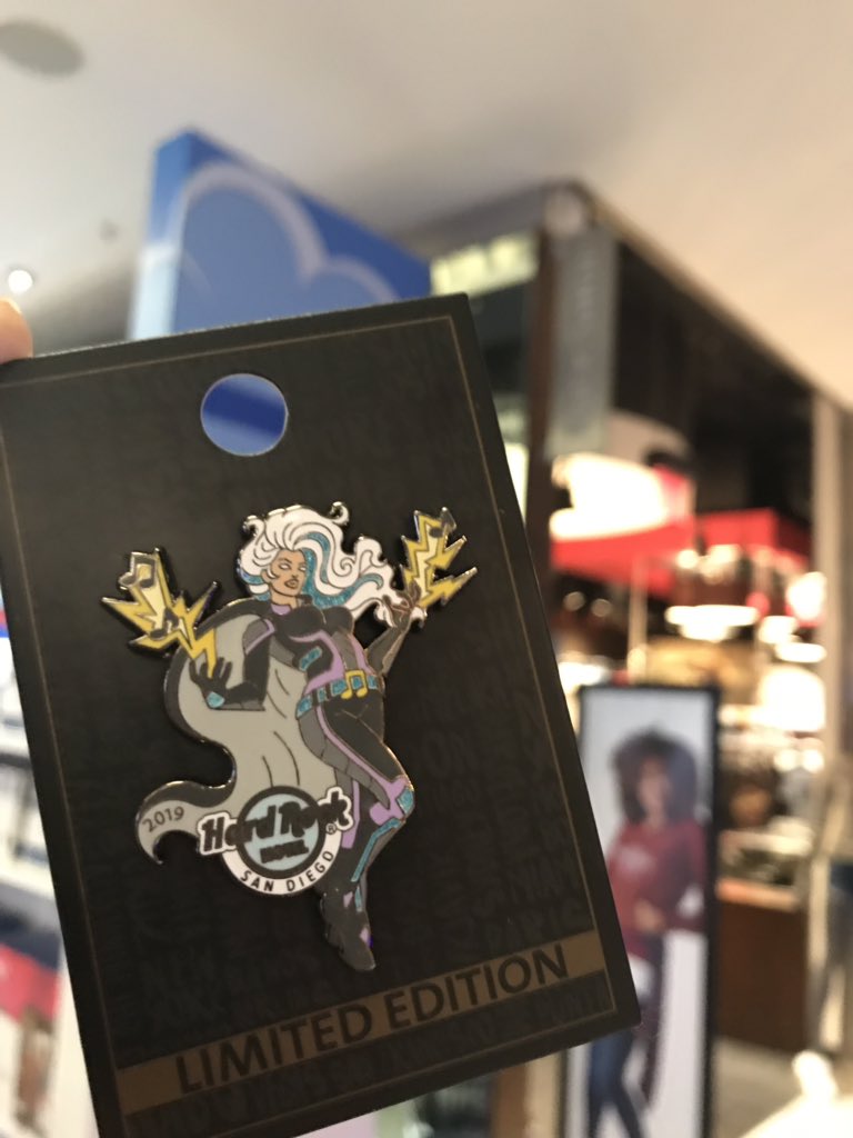 Just a handful of the limited edition #SDCC pins left in the Rock Shop of the @HardRockSD Hotel! It’s an edition of 300. We will be giving away a couple this week!