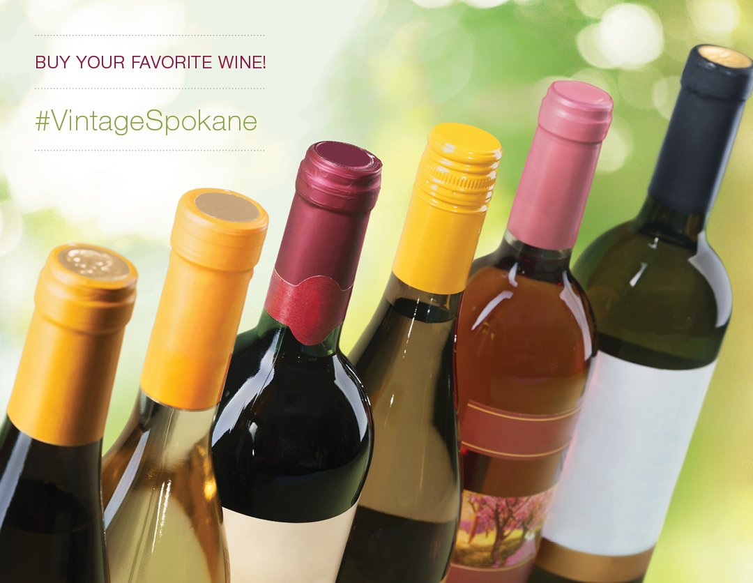 Discover new wines at #VintageSpokane and purchase bottles onsite. 50 wineries pouring more than 135 different wines ... how will you ever choose?! #wine #choices #buyallthebottles