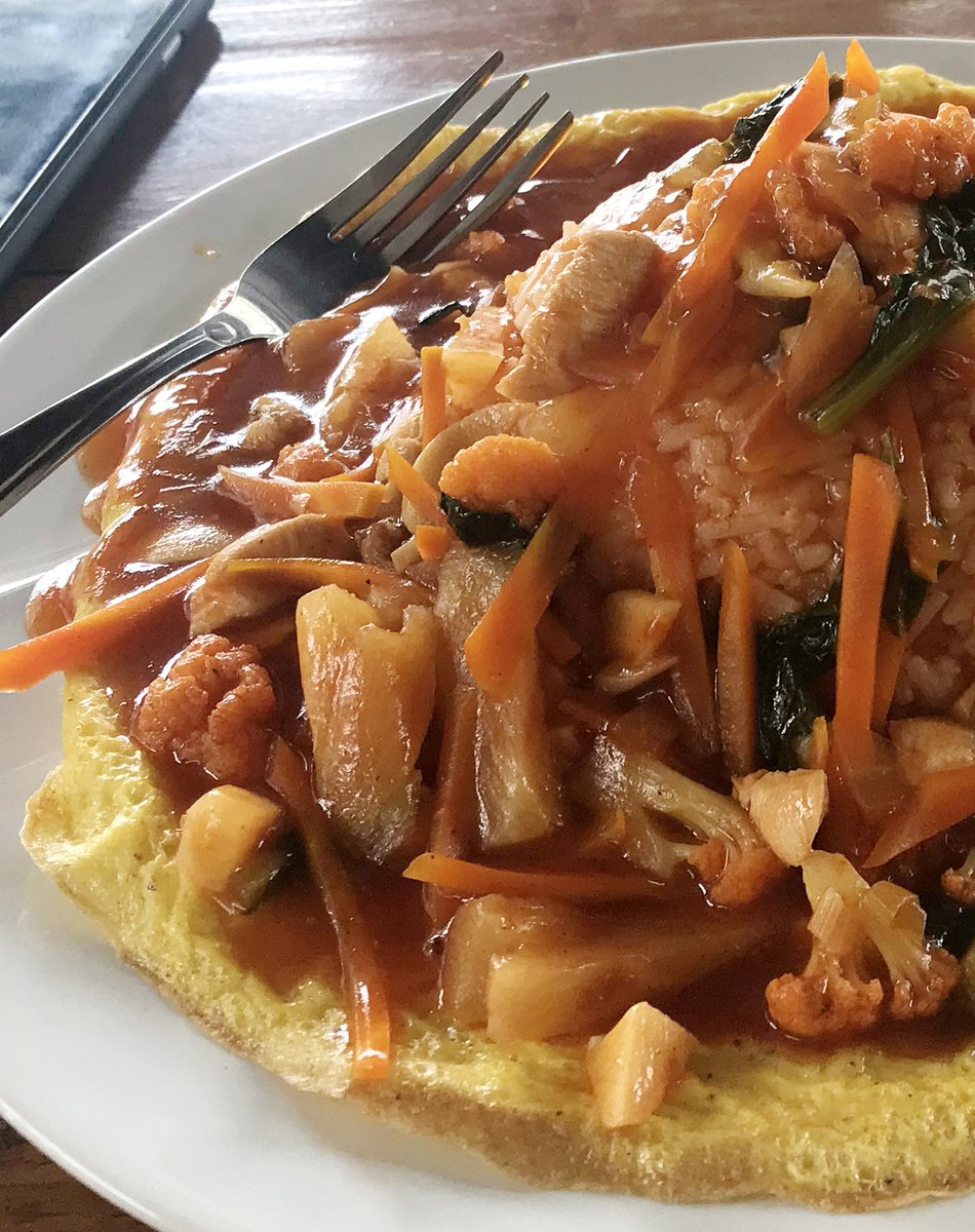 Our most best seller menu "Natsam"  Nasi Ayam Telur Sayur Asam Manis #Balifood #Balifoodies