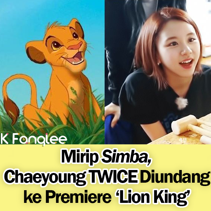 k_fanglee's tweet photo. ‼️Mirip Simba, Chaeyoung TWICE diundang ke Premiere ‘Lion King’‼️

Lihat foto👉https://t.co/yL2qhNEY6e

#twice #twiceindonesia #onceindonesia #chaeyoung #kfanglee_twice #faktatwice #fyikorea_twice #infokpop #infotwice #wowfaktakpop #wowfaktatwice #twicechaeyoung #chaeyoungtwice https://t.co/LEG80zbIKS