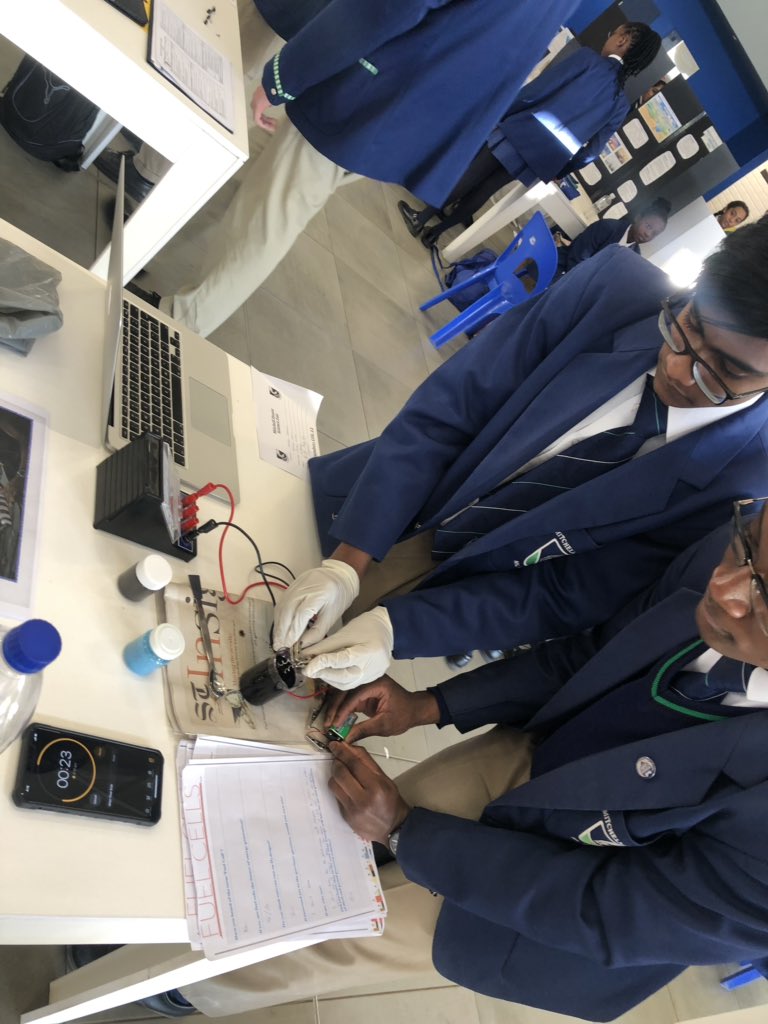 AliHalajian's tweet photo. #ScienceFair of @MitchellHouseT, road to #Tritech2019.
Interesting projects #AynazHalajian.
I feel Pupils need more #mentoring from beginning of projects.
We just need closer relationship between #schools & #Universities.
#ScienceJudge great experience for #scientists.
@dstgovza https://t.co/44OlqzyUF6