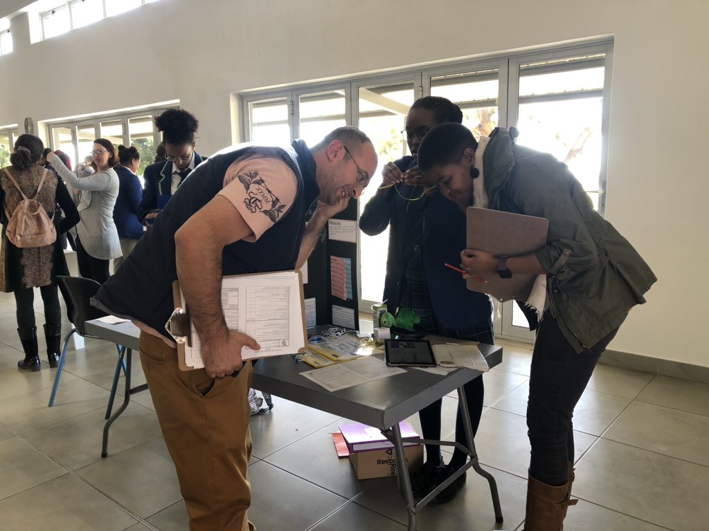 AliHalajian's tweet photo. #ScienceFair of @MitchellHouseT, road to #Tritech2019.
Interesting projects #AynazHalajian.
I feel Pupils need more #mentoring from beginning of projects.
We just need closer relationship between #schools & #Universities.
#ScienceJudge great experience for #scientists.
@dstgovza https://t.co/44OlqzyUF6
