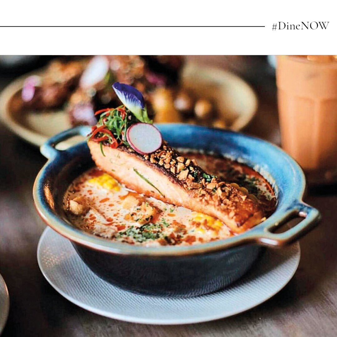 NOW_Jakarta's tweet photo. If you visit Giòi Jakarta, look for their special menu such as Salmon Lodeh, the Giói Signature Crispy Duck and the Asian Sticky Ribs. You can also expect delicious appetizer and mouthwatering desserts. https://t.co/wuINniYFEQ