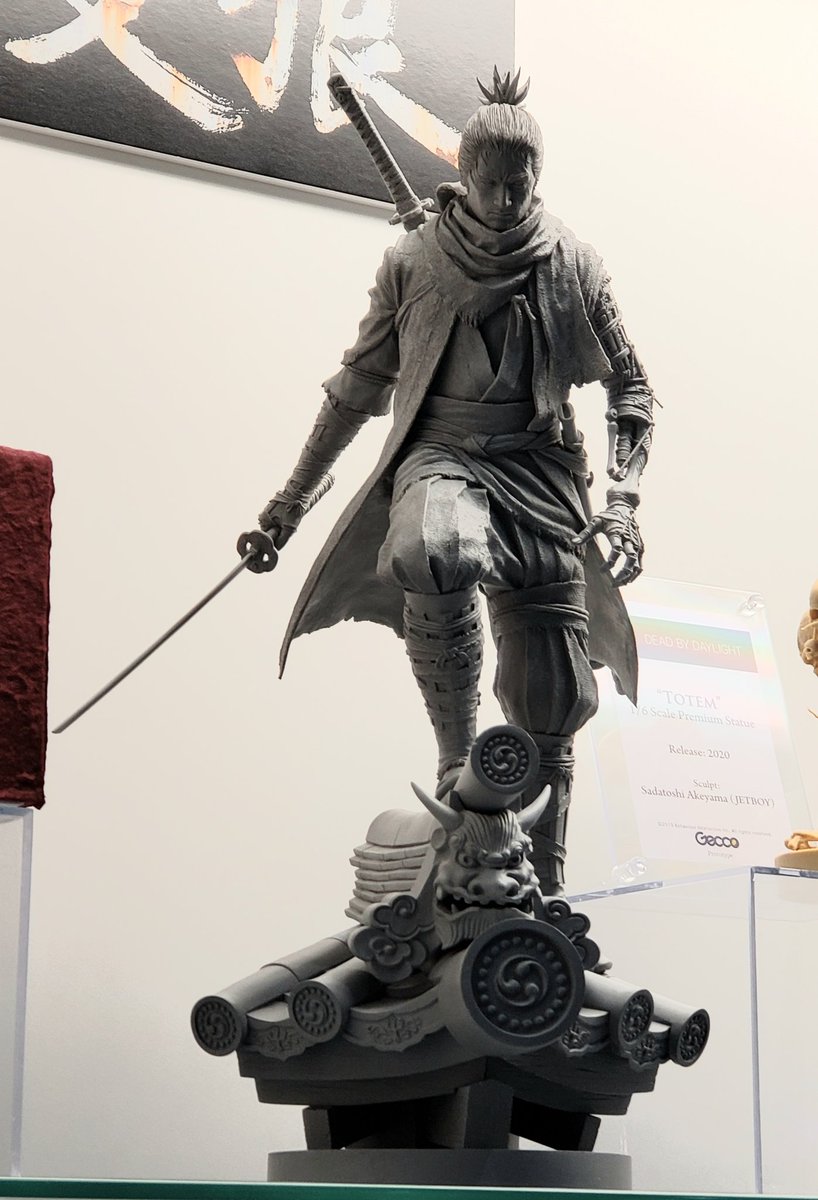 情報】Gecco《隻狼》狼1/6比例雕像、1/2比例忍義手，原型釋出@綜合公仔