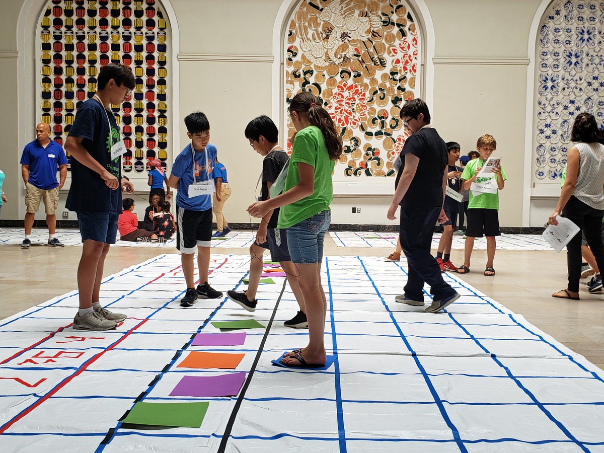 ZeroRoboticsNJ's tweet photo. #PrimorisLions explore #ECOSpheres challenge strategy during the 2019 NJ ZR Field Day @NewarkMuseum #ZeroRobotics @PrimorisRobotic @primorisacademy @mass_ILC https://t.co/9Z2I4AUXaU