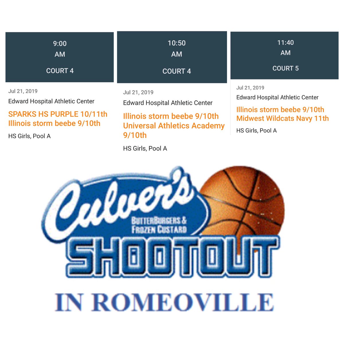 ILStormGBB's tweet photo. JV girls will compete in a One Day Shootout at our home facility in Romeoville on Sunday 7/21! #OTOF https://t.co/IxdkqIJLY5
