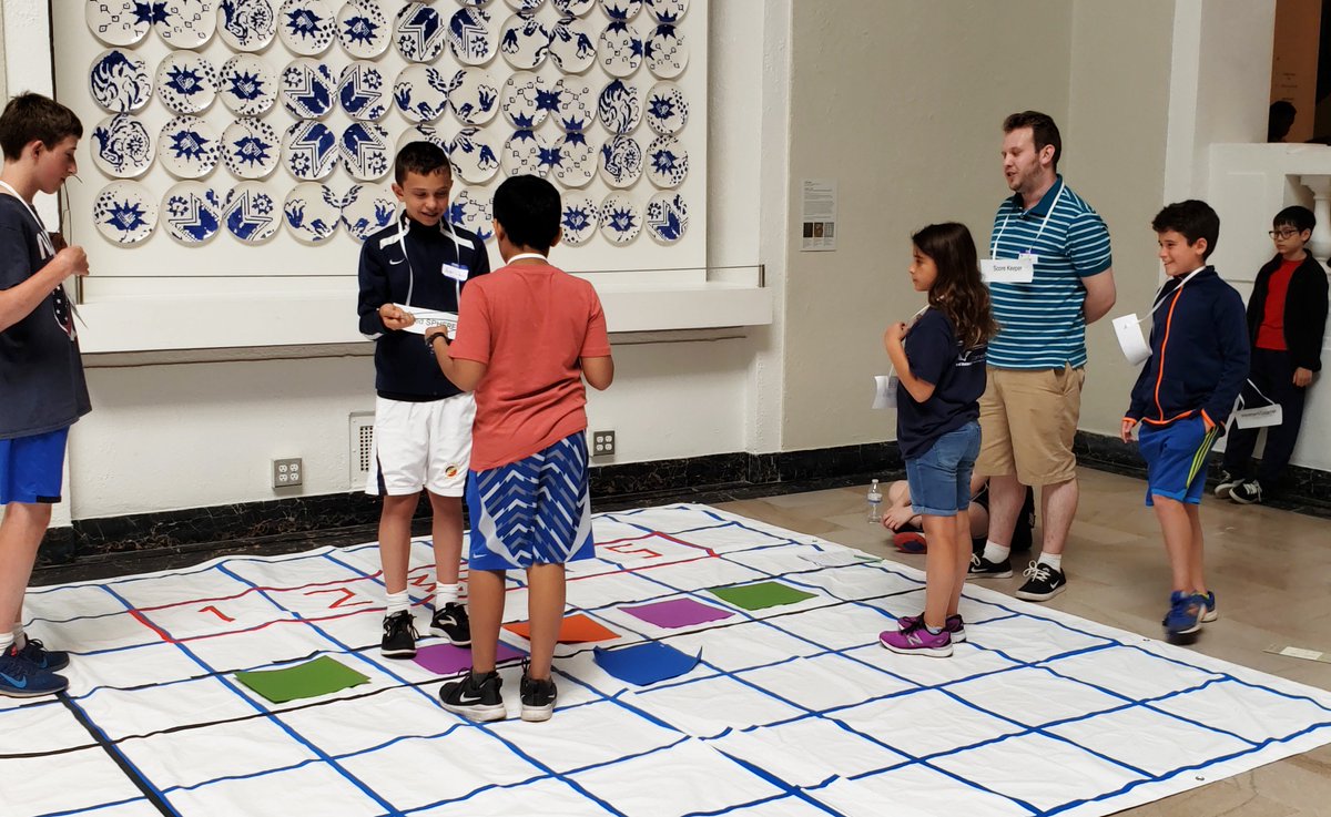 ZeroRoboticsNJ's tweet photo. Spherobotics, Middle School ZR Team from Montclair, NJ is participating in the Acting-Out-Activity during the 2019 NJ Region ZR Field day @NewarkMuseum @primorisacademy @mass_ILC #NothingToSPHERE #WriteCodeForSpace #ZeroRobotics #ECOspheres https://t.co/SRCFHTZkBI