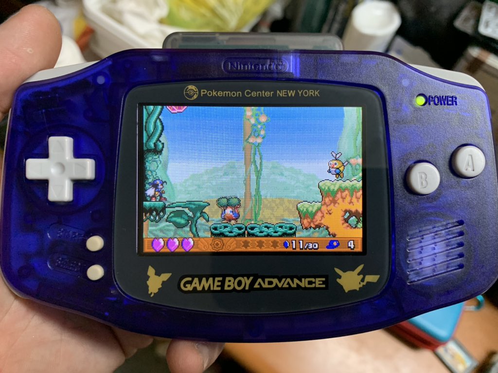 iFixRetro on "Gameboy Advance backlight mod in blue case! https://t.co/nSzHnBd8E8" / Twitter