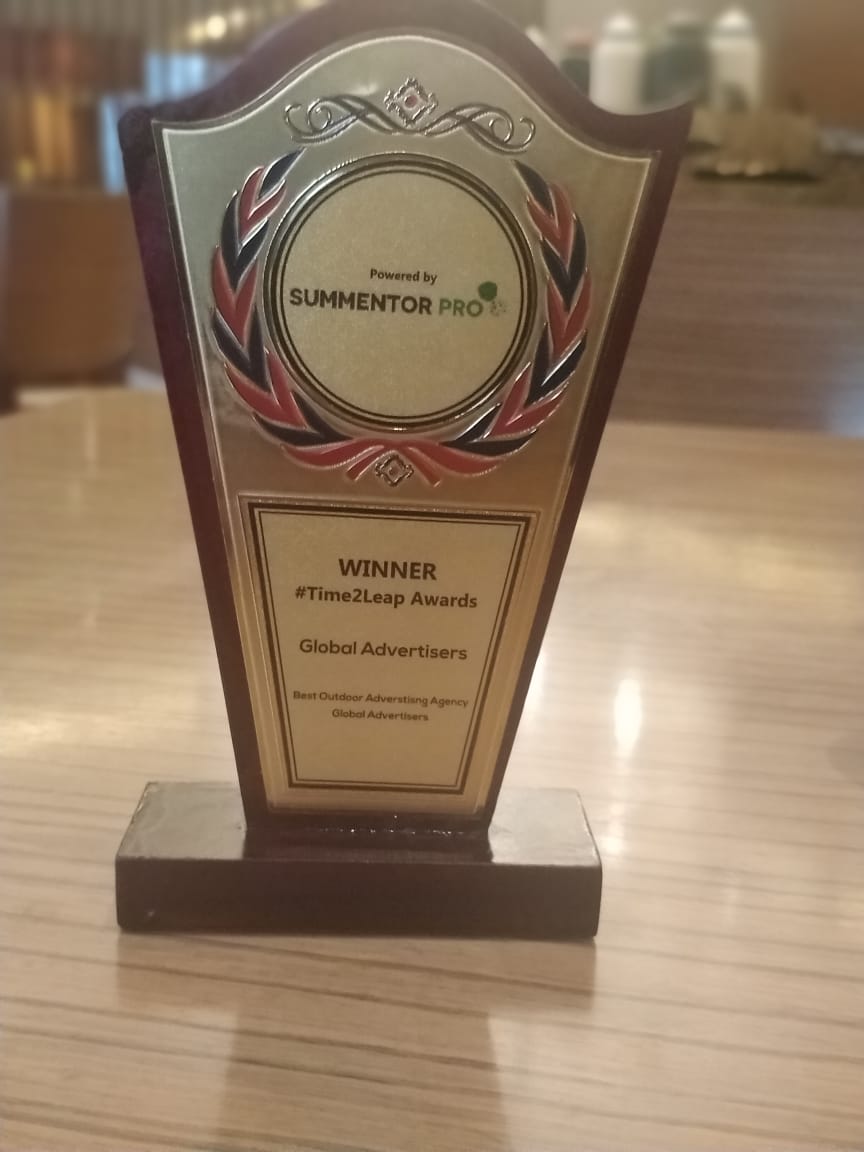 GlobalAdvtOOH's tweet photo. Global Advertisers Pvt. Ltd. is proud to be an outdoor media partner for the GSBS - Global Smart Build Summit- 4th Edition & #TIME2LEAP Awards. We are also honored to receive an accolade for being the 'Best Outdoor Advertising Agency'.
#GlobalAdvertisers #OutdoorMediaPartner https://t.co/JdvZCbRYA4