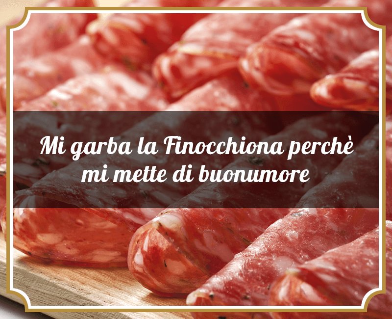 Per vivere con #gusto e semplicità basta un po’ di #FinocchionaIGP e tutto diventa più buono. #setigarbalatoscanadicarattere