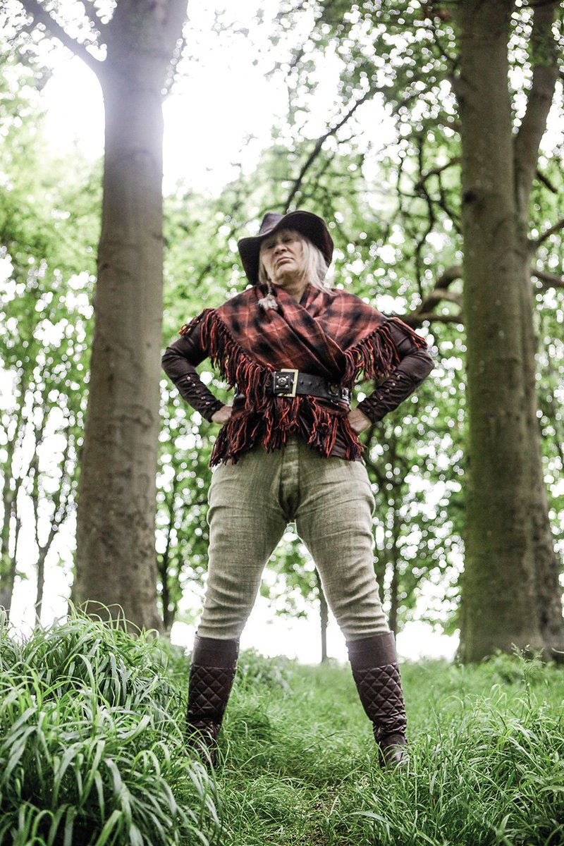 AboutFACEirl's tweet photo. Lafayette, a grave-digging constable, played by Megan Day in the World Premiere of new comedy #TheGodsoftheOzarks by Matthew Cole Kelly @civictheatre this August https://t.co/i2QAfjWgy7