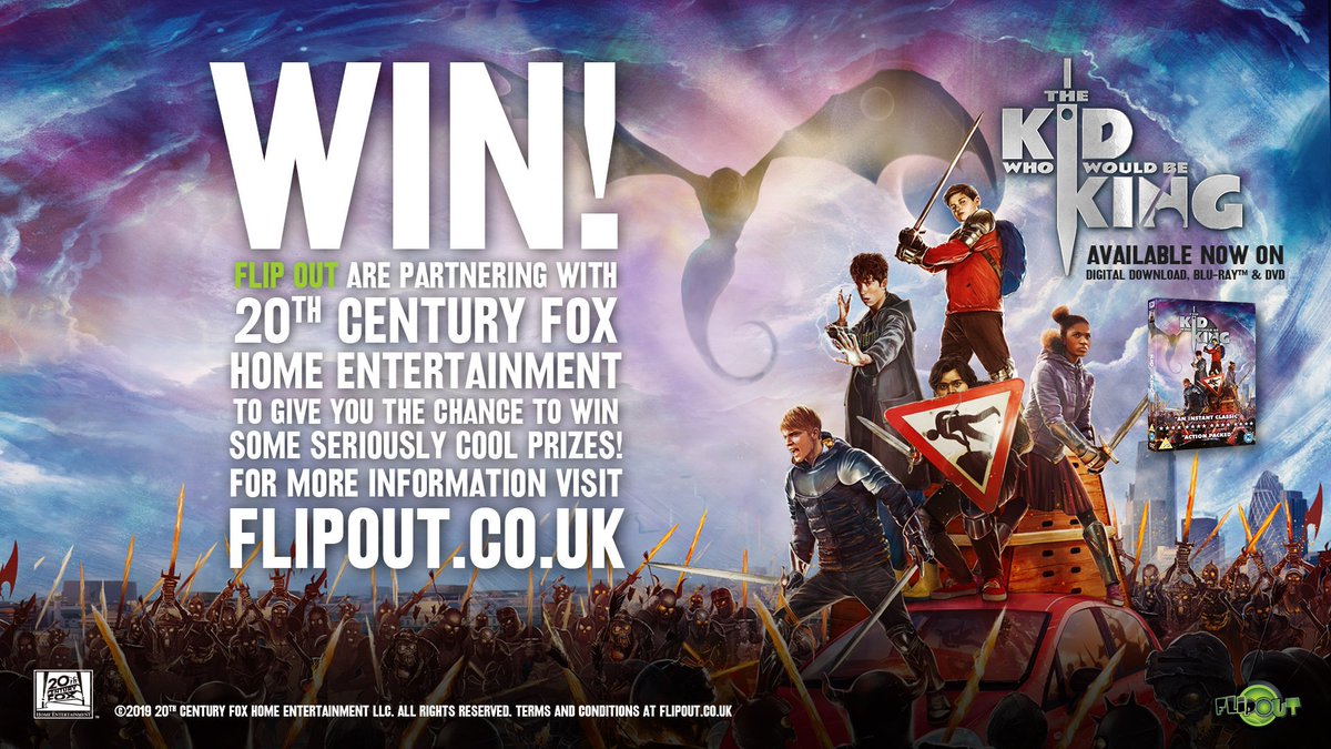 We have teamed up with @20CenturyFoxUK to mark the release of their AWESOME film: The Kid Who Would Be King Available now!

Dress up as a King 👑, Queen 👑, Princess 💃 or a Knight ⚔️, on SAT 20th JULY you could win a copy of the amazing new film on DVD!