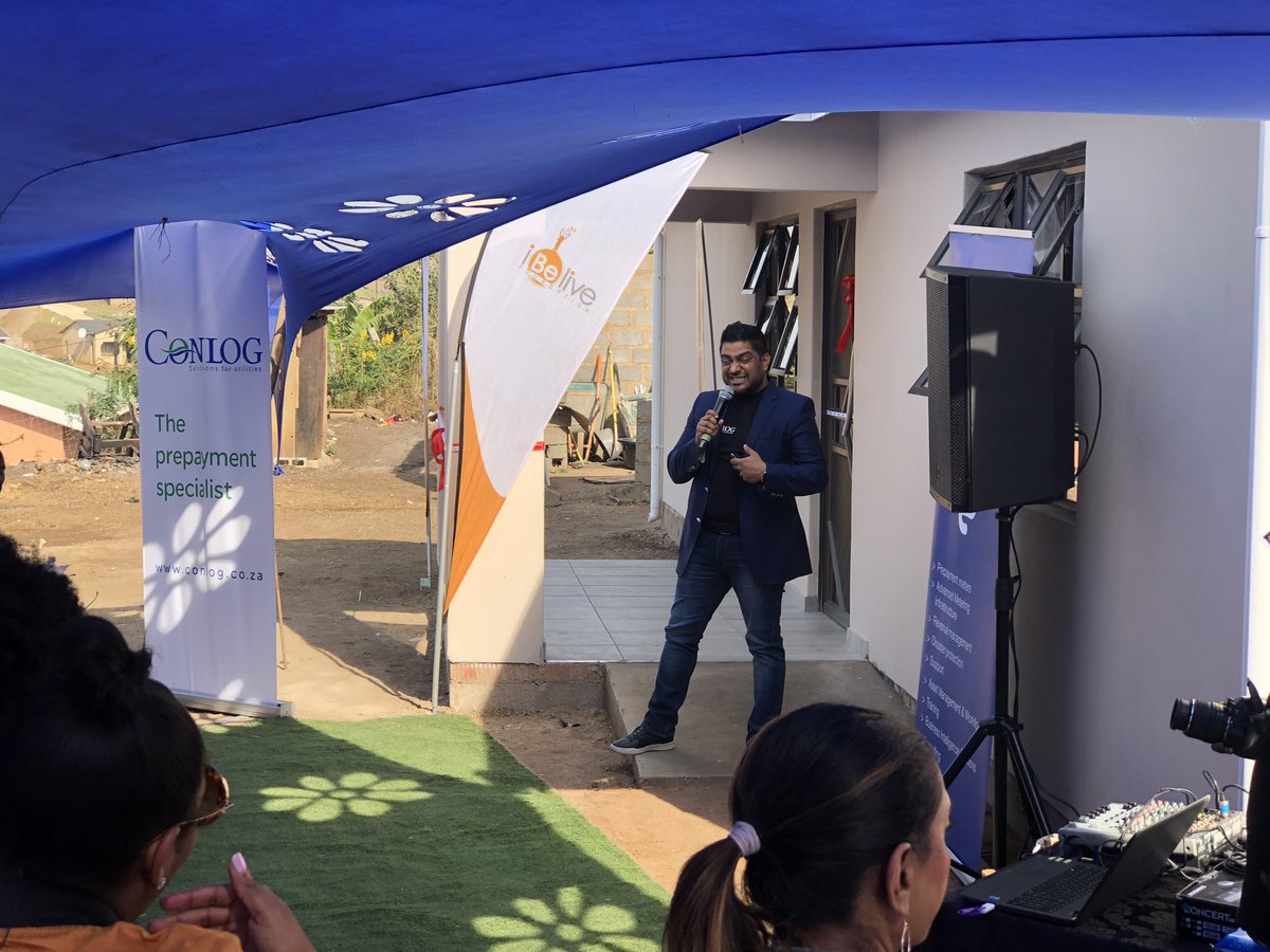 bongiandcollin's tweet photo. “A little help here and there makes a huge difference”. We’re handing over a house in Kzn. #conlogunozwelo #conlogenriches #ibelivefoundation #MandelaDay #bnctribe https://t.co/JzXMGazfyJ