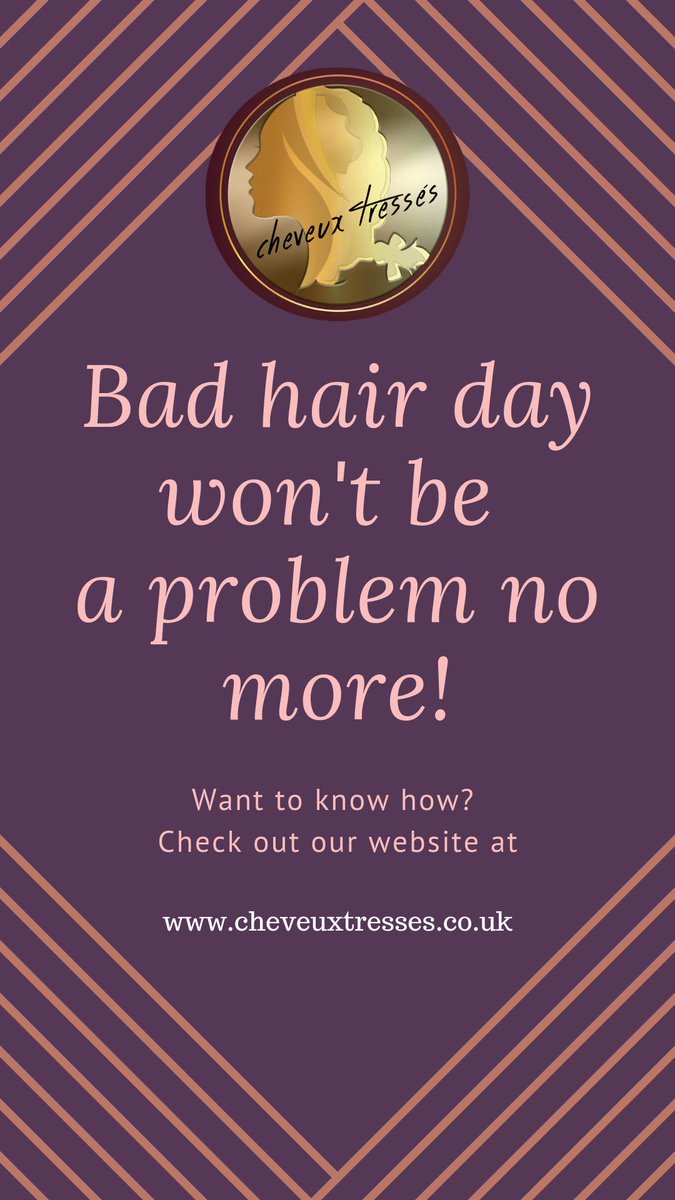 CheveuxTresses's tweet image. Having a bad hair day? Our wigs will be the solution! Get it here now at cheveuxtresses.co.uk #HighQualityWigs #ReadyMadeWigs #CustomMadeWigs