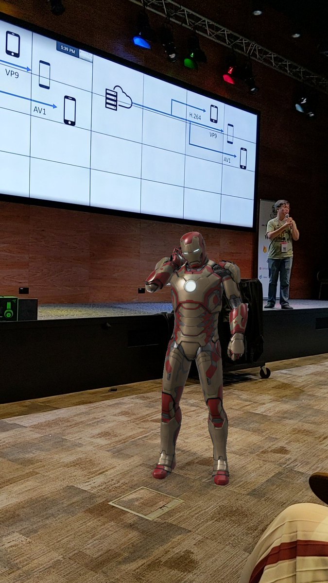Exoplayer talk by Julius from Viki and Ironman loves it too! #droidconsg2019