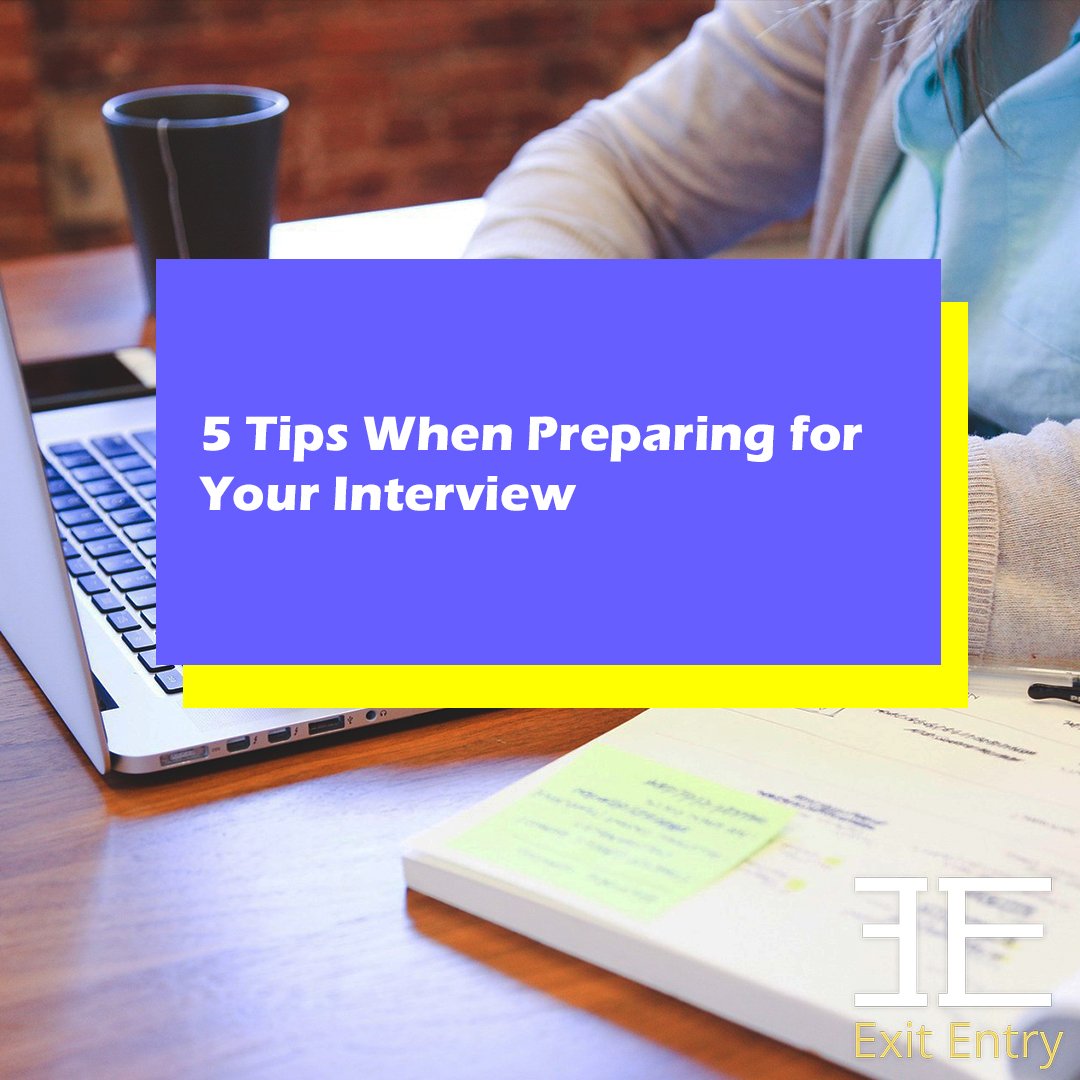 ExitEntryApp's tweet image. Check out our new article on "5 Tips When Preparing for Your Interview"📝👥

newexitentry.exitentry.com/5-tips-when-pr…

#studentcommunity #softskills #thirdleveleducation