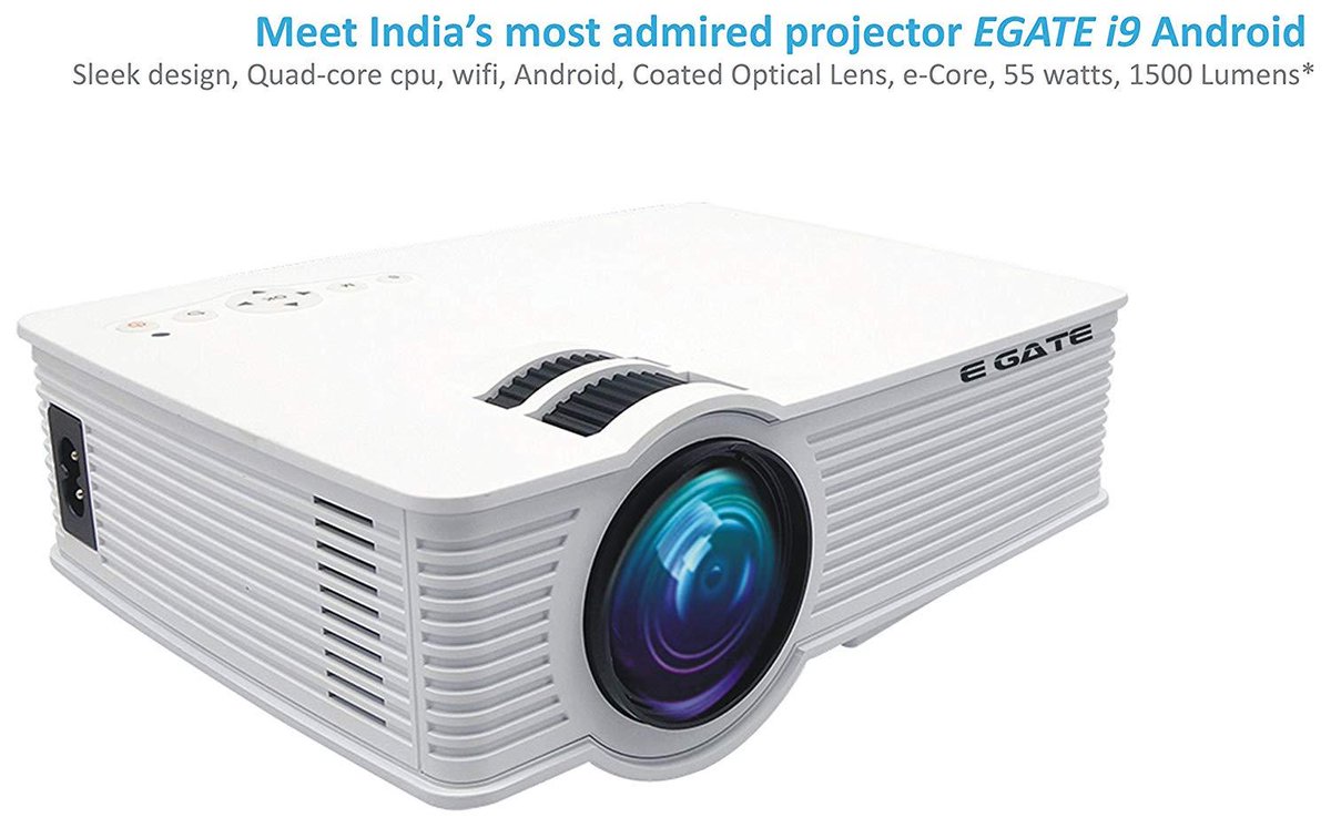Smartinfo9's tweet image. EGATE i9 LED HD ANDROID WIFI PROJECTOR - HD 1920 X 1080 – 120” DISPLAY... amzn.to/30KjWuJ

#WiFi #Android #WorldCupfinal #India #shop