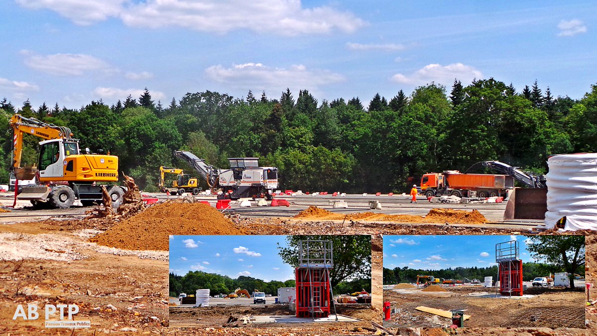 abpassiontp's tweet photo. Ça BOUGE ! Ici sur le futur centre CO'Met à Orléans, le rabotage a commencé sur l'ancien parking des expositions, c'est près de 22 800 m² qui sont extraits. Le déboisement est en cours pour la création d'une route reliant les Montées et la réalisation d'un mail piéton @larep_fr https://t.co/GeXxj8dzGS