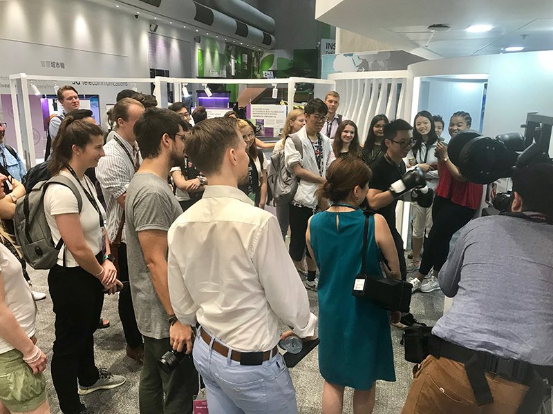 Young entrepreneurs explore various applied R&amp;D innovations developed by HKPC!

#EIAMoments #HKPC #InnoSpace #entrepreneurship #Smartcity