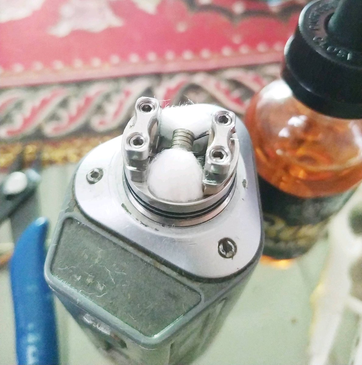 SieDodo's tweet photo. yummmyyyyyy
#citadelrda 
flat ribbon ni80 24awg
5 wraps
3.0 mm
0.3 ohm
47w
#Lostvape #TriadeDNA250 #milf #bucksbake //See the original post,please click:https://t.co/emrcZnvjOg https://t.co/h2OP4dSZdQ
