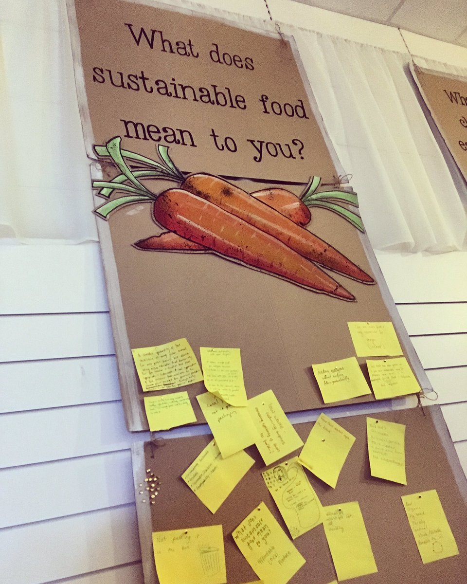 SarahELewis_'s tweet photo. Loved designing this brill event. All about ways of encouraging food sustainability in Sheffield and beyond. Got a delicious meal out of it too! From the excellent @TheFoodWorksSHF
#FoodFarmingAndTheCity #AFutureFantasticFestival #FoodWorksSheffield #SustainableFood #EventDesign https://t.co/fLDAlWDmOd