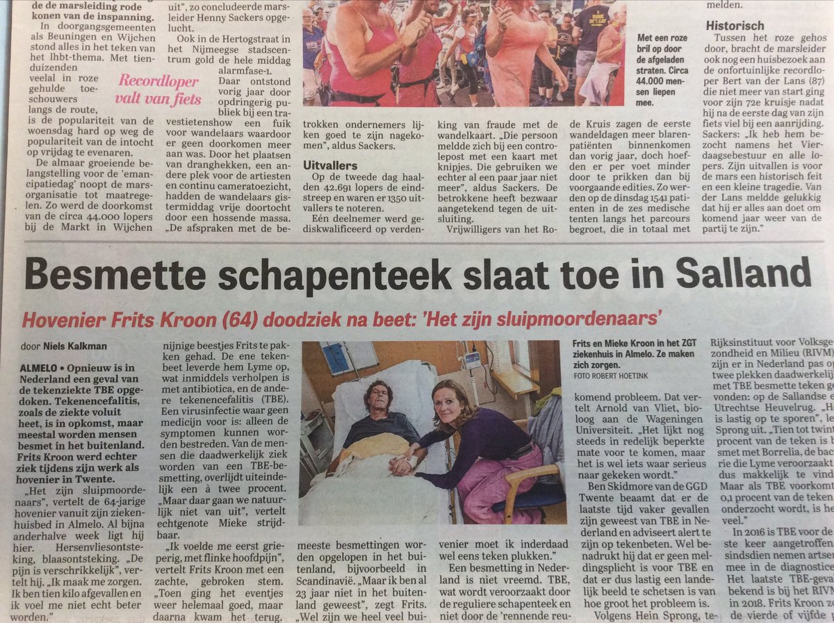 Het allitereert lekker (Schapenteek en Salland) maar geografisch klopt het natuurlijk voor geen kilometer... Weer een medium dat de landkaart van Nederland niet kent. #telegraaf #twente