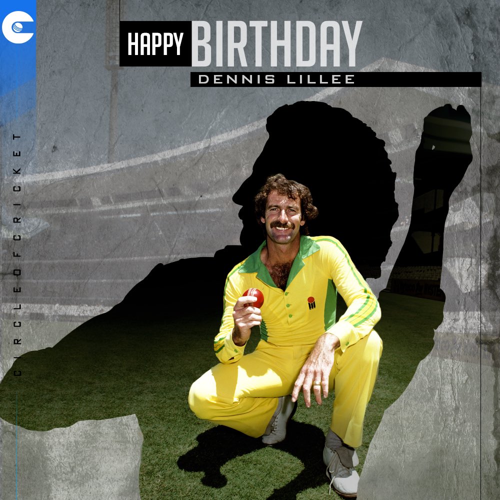One of Australia\s greatest fast bowlers with 355 Test wickets 
Happy Birthday, Dennis Lillee 